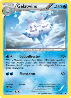Pokémon-Karte Gelatwino 029/101