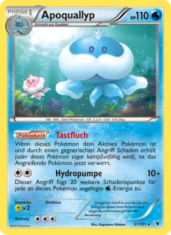 Pokémon-Karte Apoquallyp 031/101