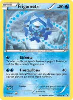 Pokémon-Karte Frigometri 033/101
