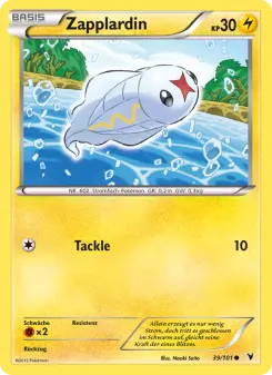 Pokémon-Karte Zapplardin 039/101