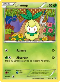 Pokémon-Karte Lilminip 004/101