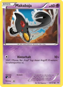 Pokémon-Karte Makabaja 045/101