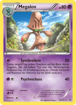 Pokémon-Karte Megalon 056/101