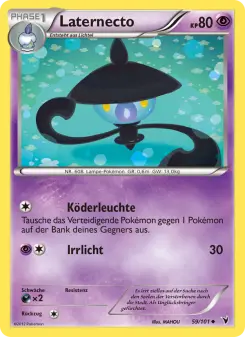 Pokémon-Karte Laternecto 059/101