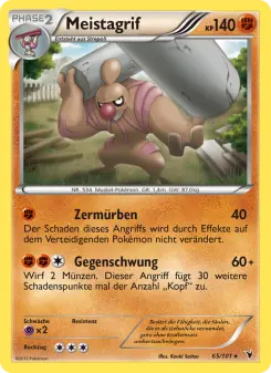 Pokémon-Karte Meistagrif 065/101