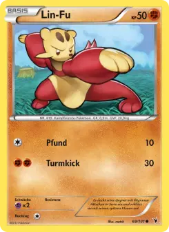 Pokémon-Karte Lin-Fu 069/101