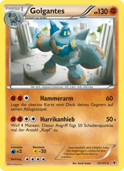 Pokémon-Karte Golgantes 072/101