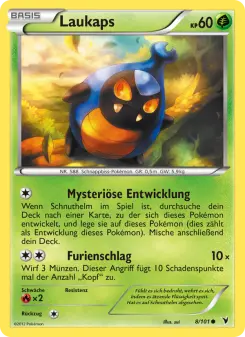 Pokémon-Karte Laukaps 008/101