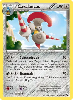 Pokémon-Karte Cavalanzas 080/101