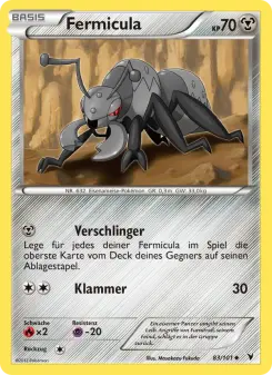 Pokémon-Karte Fermicula 083/101