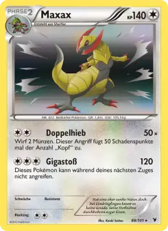 Pokémon-Karte Maxax 088/101