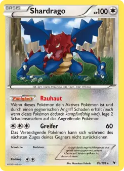 Pokémon-Karte Shardrago 089/101