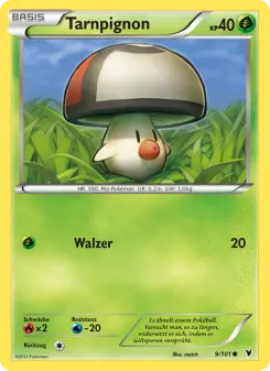 Pokémon-Karte Tarnpignon 009/101