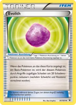 Pokémon-Karte Evolith 091/101