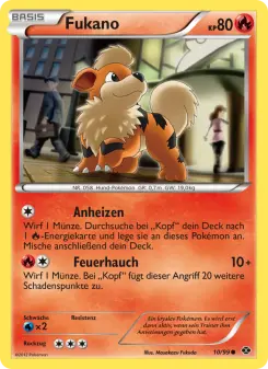 Pokémon-Karte Fukano 010/099