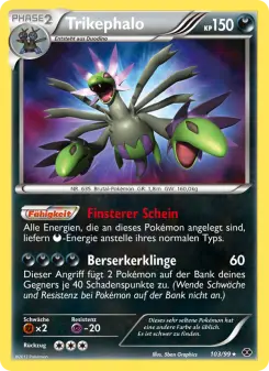 Pokémon-Karte Trikephalo 103/099