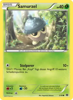 Pokémon-Karte Samurzel 002/099
