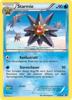 Pokémon-Karte Starmie 024/099