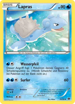Pokémon-Karte Lapras 026/099