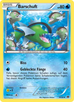 Pokémon-Karte Barschuft 030/099