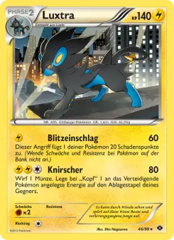 Pokémon-Karte Luxtra 046/099