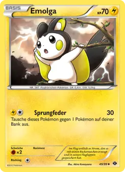 Pokémon-Karte Emolga 049/099