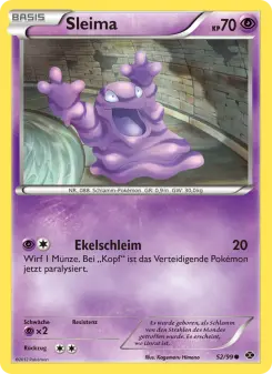 Pokémon-Karte Sleima 052/099