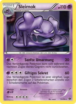 Pokémon-Karte Sleimok 053/099