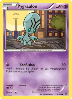 Pokémon-Karte Pygraulon 061/099