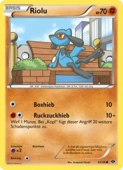 Pokémon-Karte Riolu 063/099