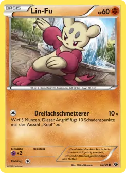 Pokémon-Karte Lin-Fu 067/099