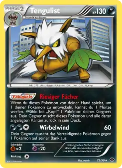 Pokémon-Karte Tengulist 072/099