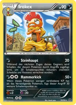 Pokémon-Karte Irokex 074/099