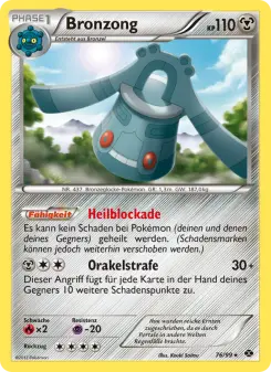 Pokémon-Karte Bronzong 076/099