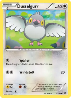 Pokémon-Karte Dusselgurr 083/099