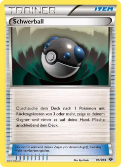 Pokémon-Karte Schwerball 088/099