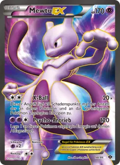 Pokémon-Karte Mewtu-EX 098/099