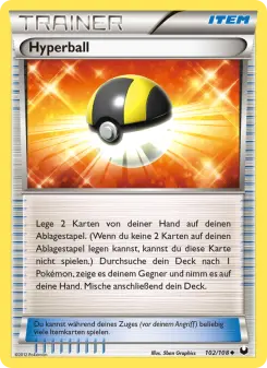 Pokémon-Karte Hyperball 102/108