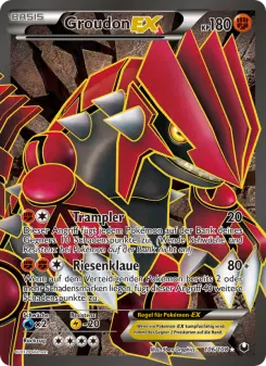 Pokémon-Karte Groudon-EX 106/108