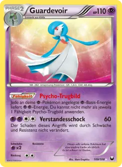 Pokémon-Karte Guardevoir 109/108
