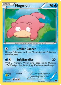 Pokémon-Karte Flegmon 023/108