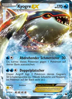 Pokémon-Karte Kyogre-EX 026/108