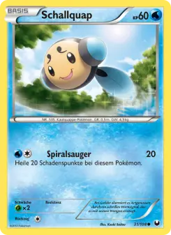 Pokémon-Karte Schallquap 031/108