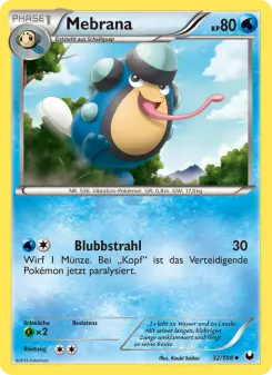 Pokémon-Karte Mebrana 032/108
