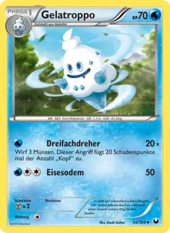 Pokémon-Karte Gelatroppo 034/108