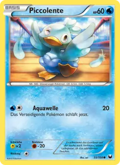 Pokémon-Karte Piccolente 035/108