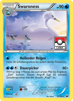 Pokémon-Karte Swaroness 036/108