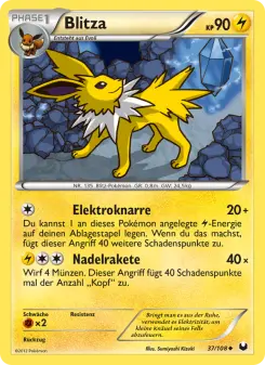 Pokémon-Karte Blitza 037/108