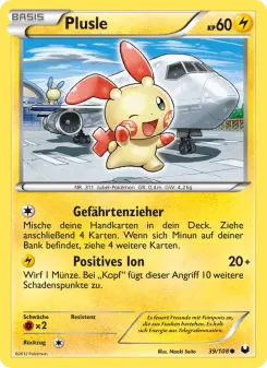 Pokémon-Karte Plusle 039/108