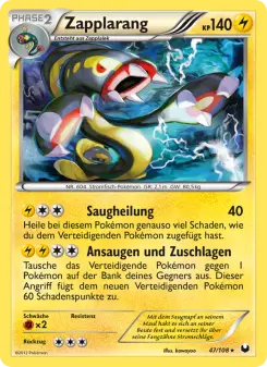 Pokémon-Karte Zapplarang 047/108